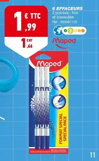 Maped 6 effaceurs