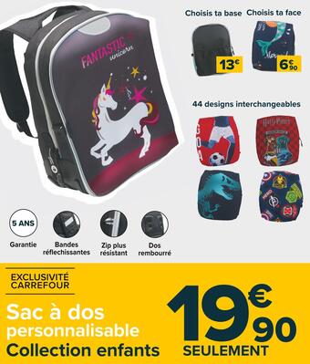 Carrefour Market Sac à dos personnalisable offre