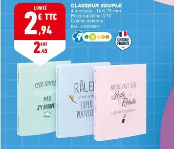 Bureau Vallée Classeur souple offre