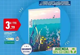 Bureau Vallée Exacompta agenda marins sos océan offre