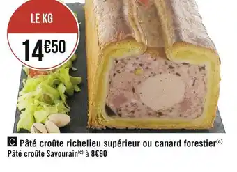 Géant Casino Pâté croûte richelieu supérieur ou canard forestier offre