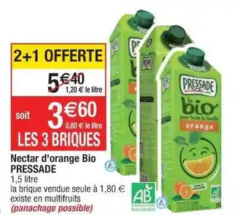 Cora x Carrefour Nectar D'orange Bio Pressade offre
