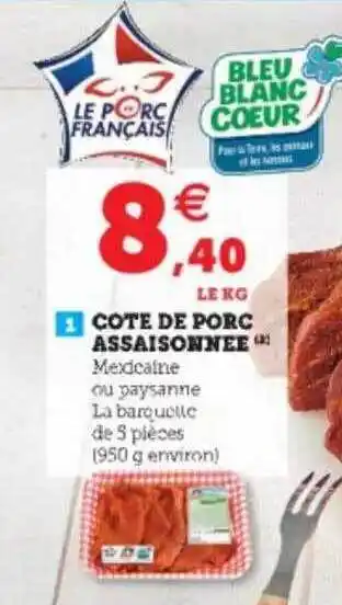 Côte De Porc Assaisonnée