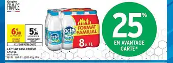 Lait Uht Demi-écrémé Lactel