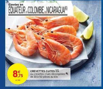 Intermarché Hyper Crevettes Cuites offre