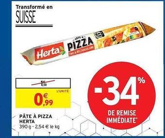 Intermarché Hyper Pâte à Pizza Herta offre