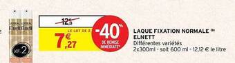 Intermarché Hyper Laque Fixation Normale Elnett offre
