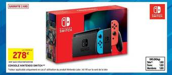 Intermarché Hyper Console Nintendo Switch offre