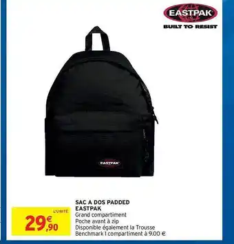 Intermarché Hyper Sac à Dos Padded Eastpak offre