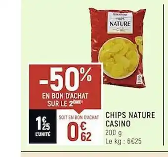 Spar Chips Nature Casino offre