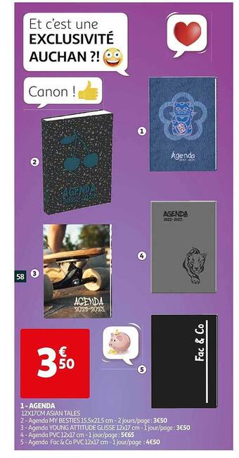 Auchan Agenda offre