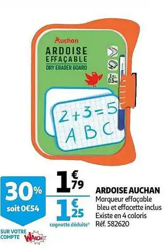 Ardoise Auchan