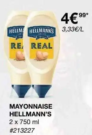 Costco Mayonnaise Hellmann's offre