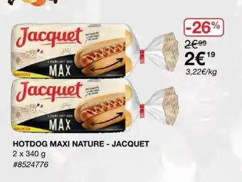 Costco Hotdog Maxi Nature - Jacquet offre