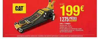 Brico Dépôt Cric 3 Tonnes offre