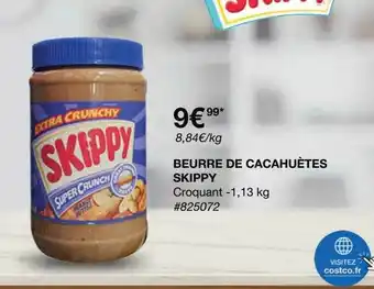 Costco Beurre De Cacahuètes Skippy offre