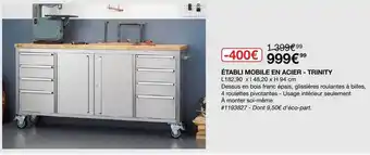établi Mobile En Acier - Trinity
