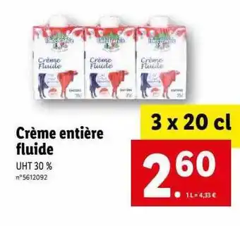 Crème Entière Fluide