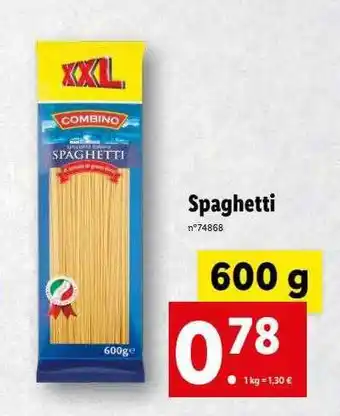 Lidl Spaghetti Combino offre