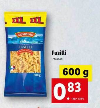 Lidl Fusilli offre