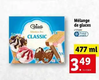 Lidl Mélange De Glaces Gelatelli offre