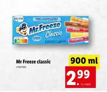 Lidl Mr Freeze Classic offre