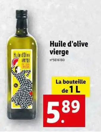 Lidl Huile D'olive Vierge offre