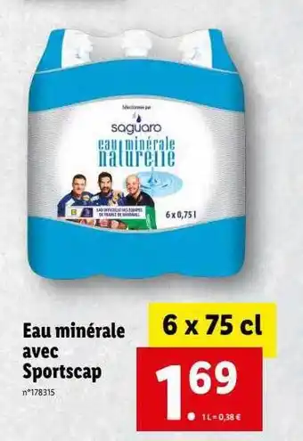 Lidl Eau Minérale Avec Sportscap offre