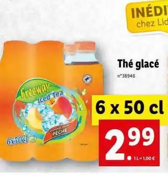 Lidl Freeway Thé Glacé offre