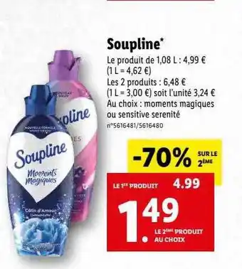 Lidl Soupline offre