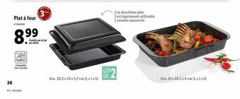 Lidl Plat à Four offre