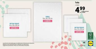 Lidl Toile offre