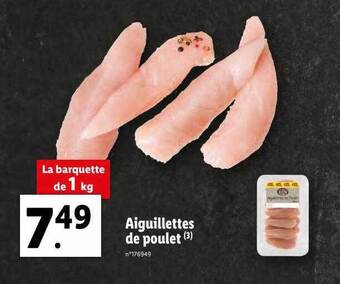 Lidl Aiguillettes De Poulet offre