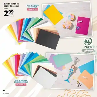 Bloc De Carton Ou Papier De Couleur