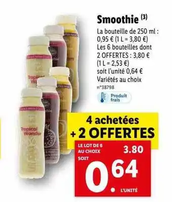 Lidl Smoothie offre