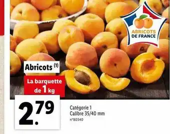 Lidl Abricots offre