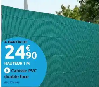 Mr Bricolage Canisse Pvc Double Face offre