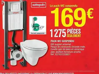 Brico Dépôt Pack Wc Suspendu offre