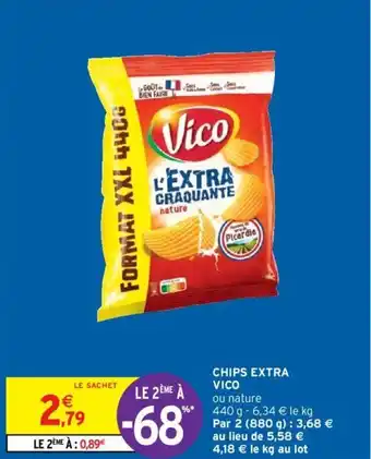 Intermarché VICO chips extra offre