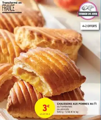 Intermarché Chaussons aux pommes X6 offre