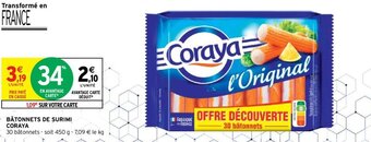 Intermarché Bâtonnets de surimi coraya offre
