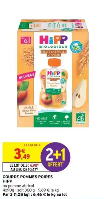 HIPP gourde pommes poires