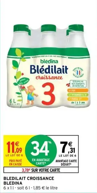 Intermarché BLEDINA bledilait croissance offre