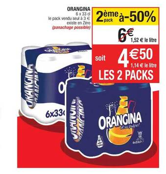Cora x Carrefour Orangina offre
