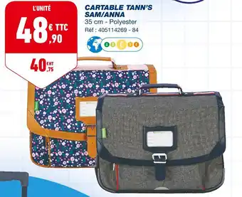 Promo cartable tann's hotsell