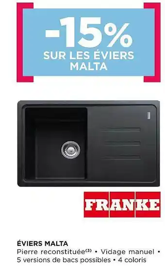 éviers Malta