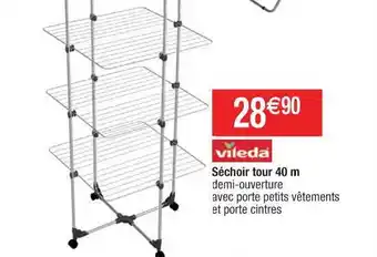 Cora x Carrefour Séchoir Tour 40 M Vileda offre