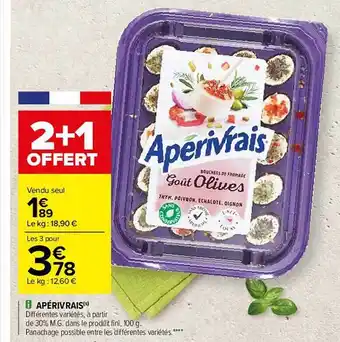 Carrefour Apérivrais offre