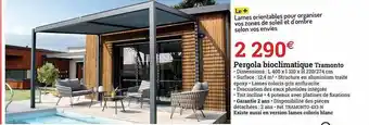 Pergola Bioclimatique Tramonto