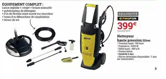 Espace emeraude Nettoyeur Haute Pression Silver Profor offre